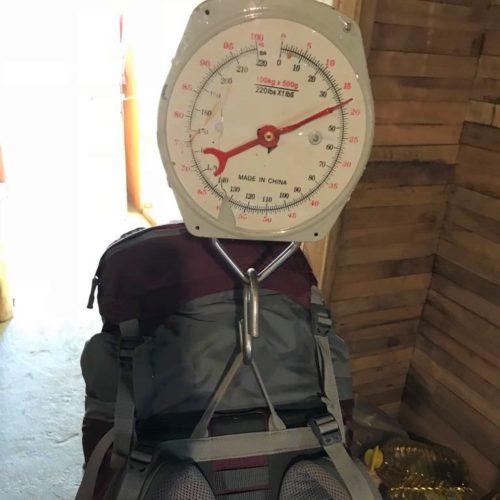 só levar o necessário