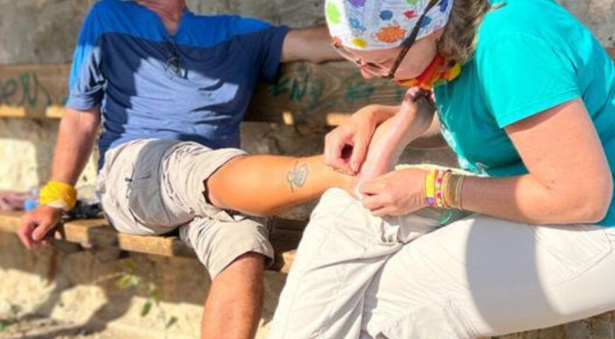 Cuidado com os Pés para Peregrinos